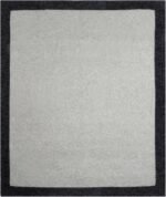 Jet&Bo Luxurious Cashmere Merino Blend Travel Blanket, Airplane-Ready Cashmere Travel Throw in Packable Pouch, Soft, Lightweight and Breathable 55"x45" (Gray and Charcoal) - Image 2