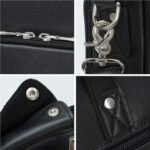 Masa Kawa Leather Briefcase for Men 17/15.6" Laptop Crossbody Shoulder Messenger Bag Business Travel Work Attache Case - Image 6