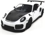 KiNSMART - 2010 Porsche 911 GT2 RS 1:36 Scale 5" Die Cast Metal Model Toy Sports Car Toy (White) - Image 2