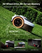 (2026 Upgrade) Segway Navimow i206 AWD Robot Lawn Mower Wire Free Robotic Lawn Mower with All-Wheel Drive for 45% Slopes, EFLS NRTK + Vision, Auto Mapping, 2.55Ah Battery, Covers 0.15 Acre - Image 2