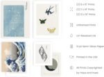 HAUS AND HUES Traditional Japanese Art Prints - Japanese Wall Art, The Great Wave Off Kanagawa Famous Art Prints Asian Posters, Tiger Posters, Wave Prints Wall Art, Japan Poster (Unframed) - Image 2