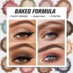 UCANBE Baked Eyeshadow Palette with 15PCS Brushes Makeup Set, 16 Color Natural Nude Matte Shimmer Metallic Eye Shadow Make Up Pallet for Women Girls, High Pigmented Long Lasting Waterproof - Image 2