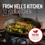Hell's Kitchen Hybrid 5 Pc Cookware Set, Tri-Clad Stainless Steel and Nonstick Ceramic, PFAS Free, no PFOA, no PTFE, no Teflon, Non Toxic Cookware, Metal Utensil Safe, All Cooktops and Oven Safe - Image 6