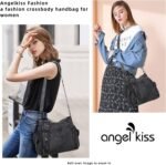 Angel Kiss Handbags for Womens Top-Handle Hobo Purse Roomy Casual Shoulder Bags PU Tote Satchel Purse for Women - Image 7