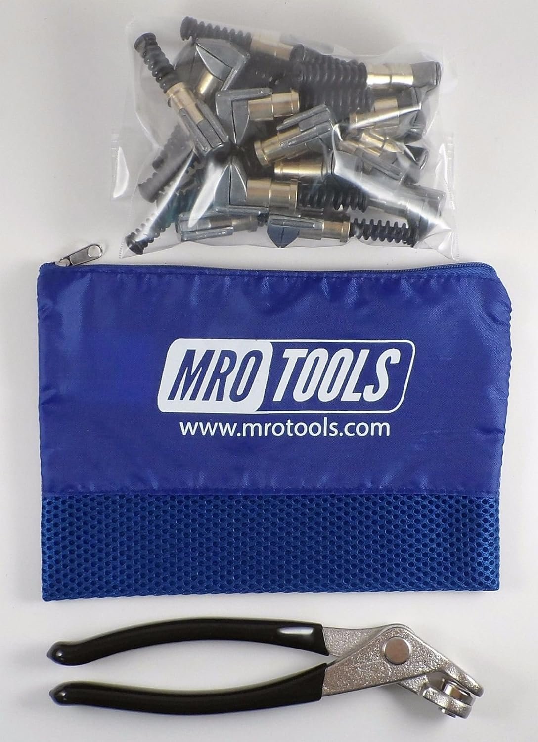81FzldoG5PL._AC_SL1500_.jpg KSG3S25P 3/4 x 1/2 Cleco Side-Grip Clamps (SET OF 25) + Cleco Pliers w/Carry Bag - Image 1