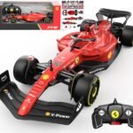 Voltz Toys Authentic Licensed 1:18 Ferrari F1 75 Remote Control Car - F1 Collection RC car Series for Kids and Adults - 2.4GHz RC Car for Gift (1:18 Ferrari F1 75)