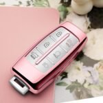 for Genesis Key Fob Cover 2024 2023 2022 G70 G80 G90 GV60 GV70 GV80 Car Key Case Transparent fits 6 Buttons and 8 Buttons - Image 5