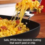 All-Clad HA1 Hard Anodized Nonstick Saute Pan with Lid and Fry Pan Set 4 Quart, 10 Inch Induction Oven Broiler Safe 500F Pots and Pans, Cookware Black - Image 4