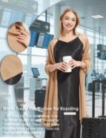 Luxury Cashmere Shawl and Wrap for Women, All-Season Pashmina Scarf Travel Blanket Large Cashmere Wool Blend Shawl - Image 2