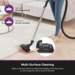 Eureka Bagless Canister Vacuum Cleaner, 1100W High Power Vacuum Cleaner for Carpets and Hard Floors HEPA Filter Extension Tube 2-in-1 Crevice Tool Floor Nozzle, NEN121WH - Image 7