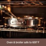 All-Clad Copper Core 5-Ply Stainless Steel Cookware Set 10 Piece Induction Oven Broiler Safe 600F Pots and Pans Silver - Image 7