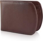 Polare Slim Curve Front Pocket RFID Blocking Italian Real Leather Bifold Wallet for Men
