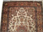 AL AHMEDANI LINEN Guleaina Flowral Classic Designed 6 x 4 Area Rug - Hand Knotted Wool Silk Carpet with Elegant Floral Patterns, Rare Decorative Rug for Living Room, Bedroom - Image 3