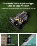 Segway Navimow X430 Robot Lawn Mower Wire Free, for up to 1 Acre, 4WD for 84% Slopes, Zero-Turn for Damage-Free Mowing, ORV-Tuned Lawnmower, MowMentum with 2 × 180W Motors, 0.75–4 in Cutting Height - Image 5