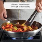 KitchenAid Stainless Steel Cookware/Pots and Pans Set, 10 Piece, Brushed Stainless Steel - Image 4