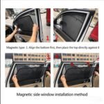 Car Side Window Sunshades for Lexus LX 570/600/FSport/600 Ultra Luxury 2022-2025-pr,Magnetic & Clip-on Breathable Mesh UV Protection Sunshades,Privacy & Heat Insulation for Travel Camping - Image 7