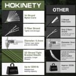 1200 Paracord Rope - 4.4mm 14 Strand Nylon Parachute Spool para Cord Lanyard for Outdoor Camping Survival Utility Tent Crafting DIY Projects Fishing Clothsline Bracelet - ArmyGreen 50FT - Image 3