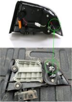 USR 3G TL Tail Lights - NSX Style Black/Red/Smoke Lens LED Light Bar Rear Tail Lamps Set (Left + Right) with Circuit Board Housing included Compatible with 2004-2008 Acura TL Base and Type-S - Image 4