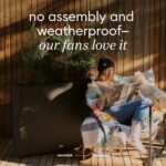 Veradek Block Series Span Plastic Planter - Tall Rectangular Planter for Indoor or Outdoor Patio/Porch | Durable All-Weather with Removable Insert Bucket | Modern Design for Plants, Flowers, Garden - Image 7