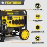 Champion Power Equipment 7250-Watt RV Ready Portable Open Frame Inverter Generator with Quiet Technology and CO Shield - Image 2