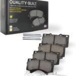 QUALITY-BUILT Black Series Ceramic Rear Brake Pads 1003-2425C Compatible with 2021-2024 Mercedes-Benz (E450, Maybach S580, Maybach S680, S500, S580, S580e)