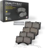 QUALITY-BUILT Black Series Ceramic Rear Brake Pads 1003-2425C Compatible with 2021-2024 Mercedes-Benz (E450, Maybach S580, Maybach S680, S500, S580, S580e)