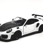 KiNSMART - 2010 Porsche 911 GT2 RS 1:36 Scale 5" Die Cast Metal Model Toy Sports Car Toy (White)