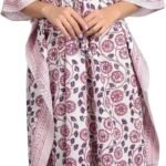 Fabric Venue Kaftan Dresses for Women - Sanganeri Ethnic Prints - Free Size Kaftans for Women - Hand Block Printed Cotton Kaftans