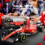 Voltz Toys Authentic Licensed 1:18 Ferrari F1 75 Remote Control Car - F1 Collection RC car Series for Kids and Adults - 2.4GHz RC Car for Gift (1:18 Ferrari F1 75) - Image 6