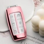 for Genesis Key Fob Cover 2024 2023 2022 G70 G80 G90 GV60 GV70 GV80 Car Key Case Transparent fits 6 Buttons and 8 Buttons - Image 6