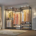 VIPEK V5L Garment Rack Heavy Duty Clothes Racks with Dimmable LED Light, 3000K Warm White, Portable Closet Wardrobe Freestanding Metal Clothing Racks for Hanging Clothes, Max Load 890lbs, Black - Image 9