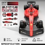 Voltz Toys Authentic Licensed 1:18 Ferrari F1 75 Remote Control Car - F1 Collection RC car Series for Kids and Adults - 2.4GHz RC Car for Gift (1:18 Ferrari F1 75) - Image 5