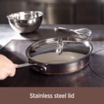 All-Clad Copper Core 5-Ply Stainless Steel Cookware Set 10 Piece Induction Oven Broiler Safe 600F Pots and Pans Silver - Image 9