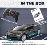 BEZGAR Bugatti Remote Control Car for Boys- 1:24 Officially Licensed Bugatti RC Cars, Electric Sport Racing Hobby Bugatti Toy Car Model Vehicle for Boys, Girls and Adults - Image 4