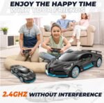 BEZGAR Bugatti Remote Control Car for Boys- 1:24 Officially Licensed Bugatti RC Cars, Electric Sport Racing Hobby Bugatti Toy Car Model Vehicle for Boys, Girls and Adults - Image 3