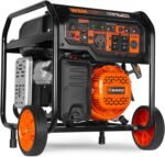 WEN 8000-Watt 120V/240V Dual Fuel Portable Generator, Electric Start, 340cc, Transfer-Switch and RV-Ready with CO Watchdog (DF8000X)