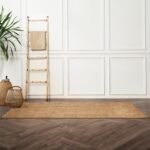 Hausattire Hand Woven Jute Braided Rug, 2'x6' – Natural, Reversible Boho Entry Area Rugs for Kitchen, Living Room I Farmhouse Indoor Outdoor Decorative Floor Rug, 24x72 Inches