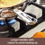 All-Clad Copper Core 5-Ply Stainless Steel Cookware Set 10 Piece Induction Oven Broiler Safe 600F Pots and Pans Silver - Image 6