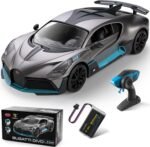 MIEBELY Remote Control Car, Bugatti Divo 1/12 Scale Rc Cars 12Km/h, 2.4Ghz Licensed Model Car 7.4V 900mAh Toy Car Headlight for Adults Boys Girls Age 6-12 Years Birthday Ideas Gift - Image 8