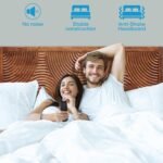 Acacia Harmony Queen Platform Bed Frame – Solid Rubber Wood, Walnut Finish, Mid-Century Style, Unique Wood Grain Pattern, 800lbs Capacity, No Box Spring Required, Easy Setup - Image 4