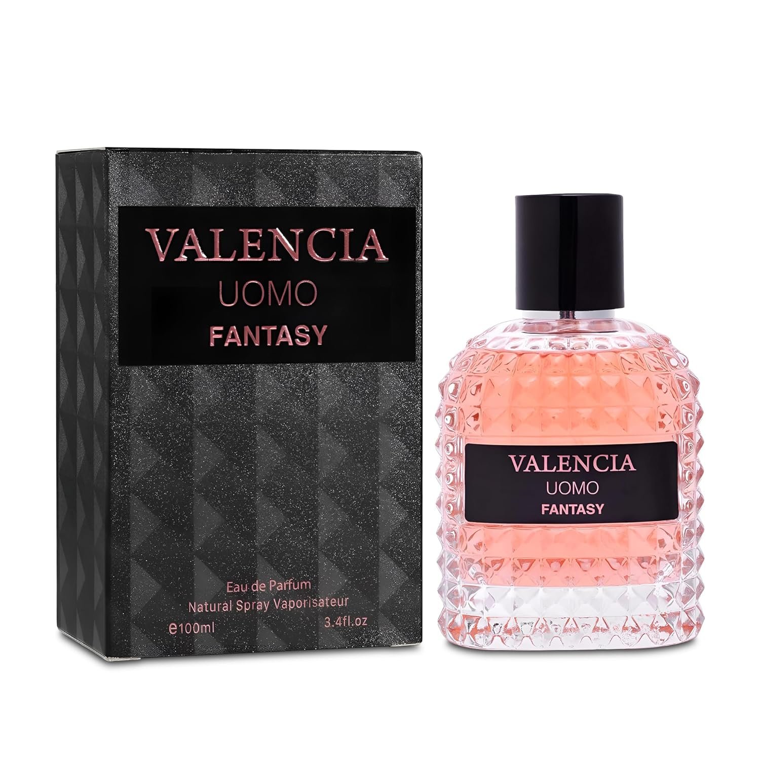 81wmQc6urKL._SL1500_.jpg Valencia UOMO Fantasy Women Perfume - Spicy & Woody Fragrance - Top Notes of Sweet Red Apple, Cardamom & Calabrian Bergamot - Base Scent of Warm Tobacco Leaf, Patchouli & Vetiver - Image 1