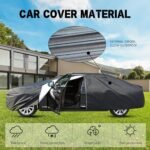 Car Cover Waterproof for Bentley Bentayga EWB, All Weather Full Exterior Rain Sun Protect, Car Covers for Automobiles with Door Zipper Z0304 - Image 4