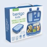 Bentgo Kids Bento-Style 5-Compartment Leak-Proof Lunch Box - Ideal Portion Sizes for Ages 3 to 7 - Durable, Drop-Proof, Dishwasher Safe, PFAS & BPA-Free & Made with Food-Safe Materials (Blue) - Image 8