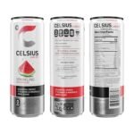 CELSIUS Sparkling Watermelon, Functional Essential Energy Drink 12 Fl Oz (Pack of 12) - Image 2