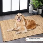 Hausattire Jute Woven Rug 2'x3' - Natural, Hand Braided Boho Entry Area Rugs for Kitchen, Living Room | Small Farmhouse Indoor Outdoor Decorative Mat for Patio, Entryway Front Door Mats - 24x36 Inches - Image 8