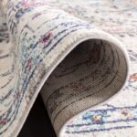 SAFAVIEH Area Rug 9x12 - Madison Collection - Large - Cream & Blue, Boho Chic Distressed Medallion Design, Non-Shedding & Easy to Clean, Ideal for Living Room, Bedroom, Dining Space (MAD473B) - Image 7