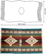Wool Poncho Men – Handmade Alpaca PONCHO – Mexican Poncho Style - Cowboy Ponchos for Men – Alpaca Ponchos. - Image 5