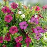 Artificial Flowers for Outdoors Spring Decoration, 12 Bundles Fake Flower Daisy with Realistic Eucalyptus Leaves, Faux Plants for Greenery Boxwood Porch Patio Garden Pot Lawn - Image 3