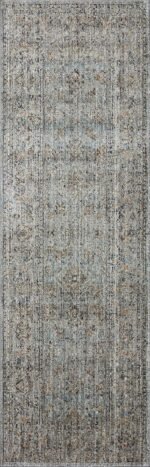 Loloi Jean Stoffer Katherine Collection KES-01 Ocean/Gold 7'-10'' x 10', .25" Pile Height, Area Rug - Image 9