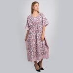 Fabric Venue Kaftan Dresses for Women - Sanganeri Ethnic Prints - Free Size Kaftans for Women - Hand Block Printed Cotton Kaftans - Image 8